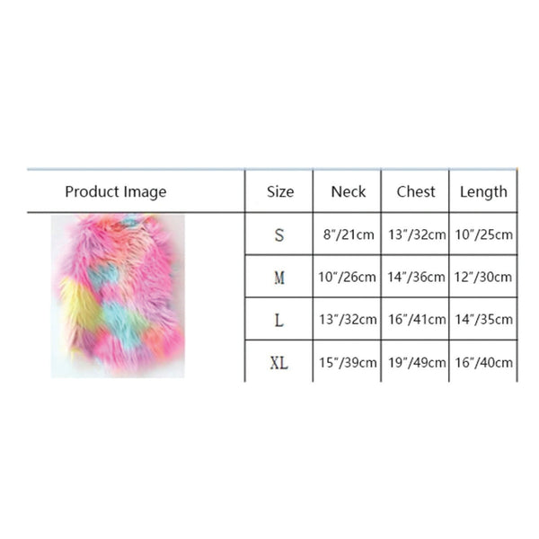 FURRY RAINBOW JUMPER SWEATER