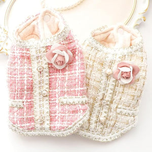 PARISIAN ROSE TWEED DRESS