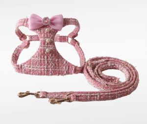 THE COCO TWEED HARNESS AND LEASH