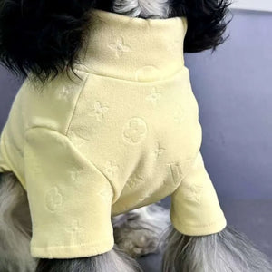 Chewy Velour Dog Sweater - Lime