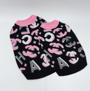 Pink and Black Coco Vest