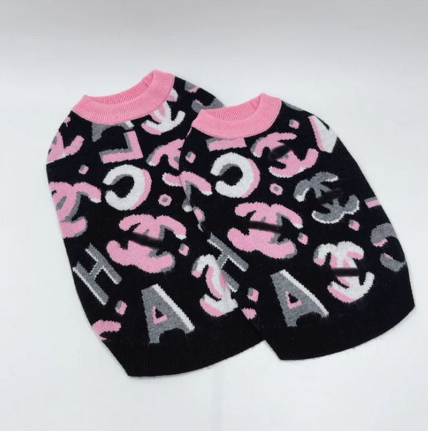 Pink and Black Coco Vest
