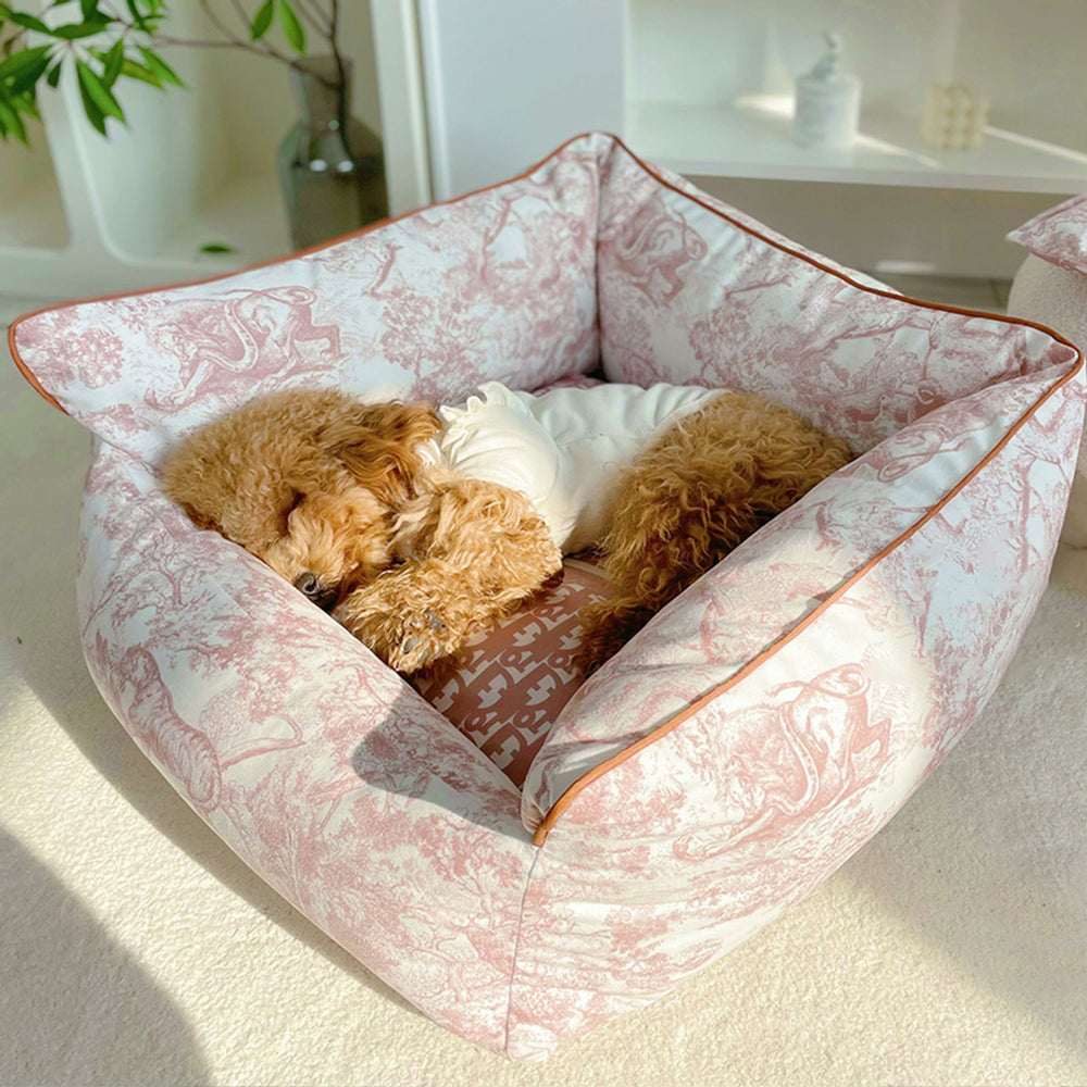 PINK DOGGIOR DOG PET BED