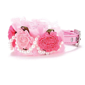 PEARL FLOWER COLLAR