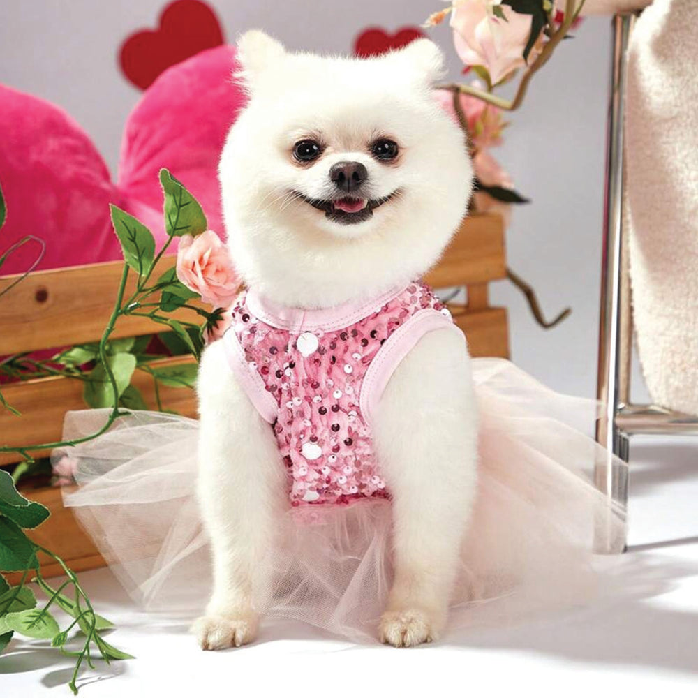 HEART SEQUIN TUTU DRESS