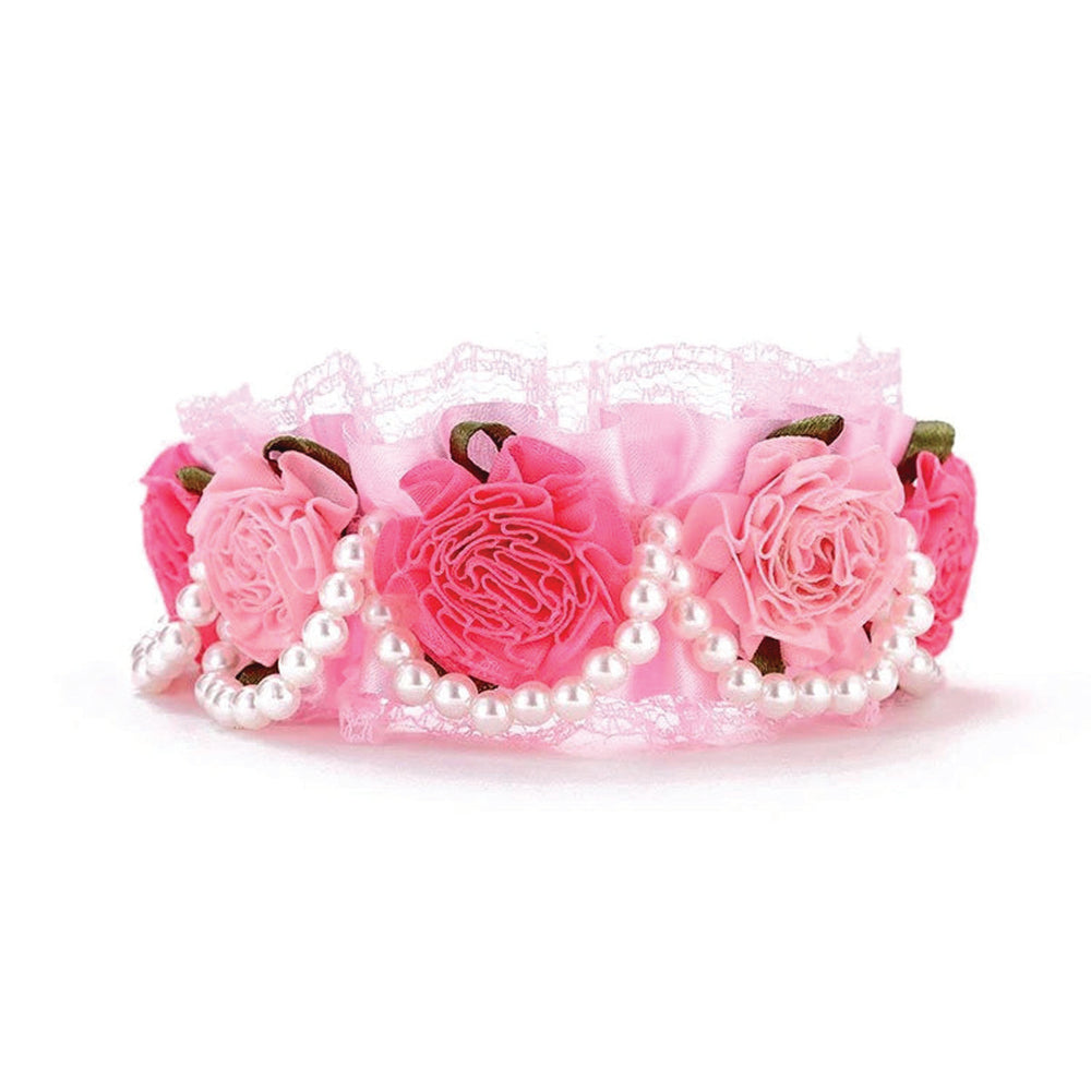 PEARL FLOWER COLLAR