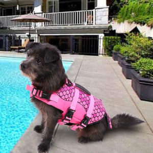 SHARK MERMAID DOG LIFE JACKET