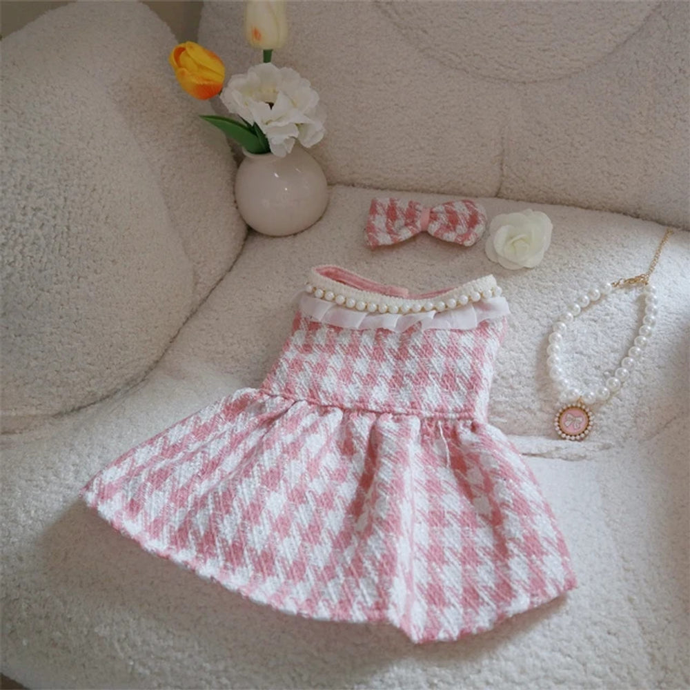 COCO DRESS, BOW AND NECKLACE SET