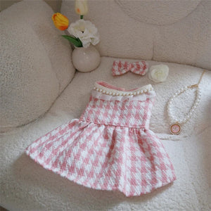 COCO DRESS, BOW AND NECKLACE SET