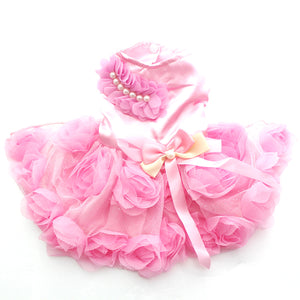 PINK PRINCESS FLORAL DRESS