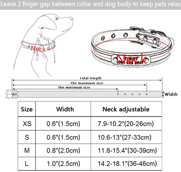 PERSONALIZED DOG BLING RHINESTONES COLLAR