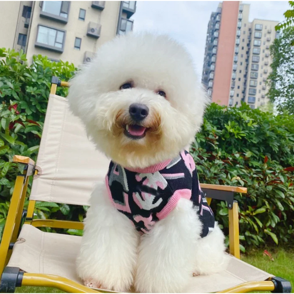 Pink and Black Coco Vest
