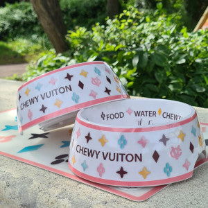 CHEWY VUITON BOWL