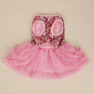 PINK GLITTER PRINCESS DRESS
