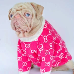 PINK PUCCI V-NECK JUMPER