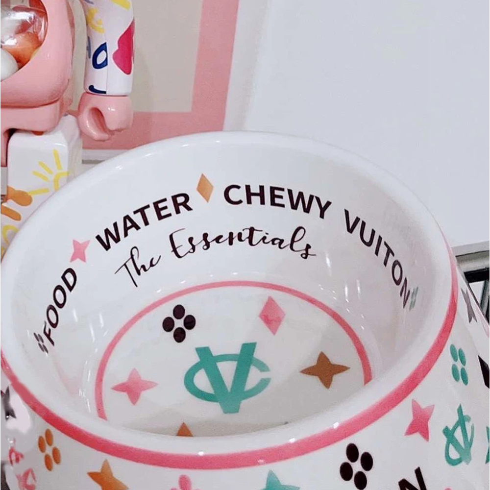 CHEWY VUITON BOWL