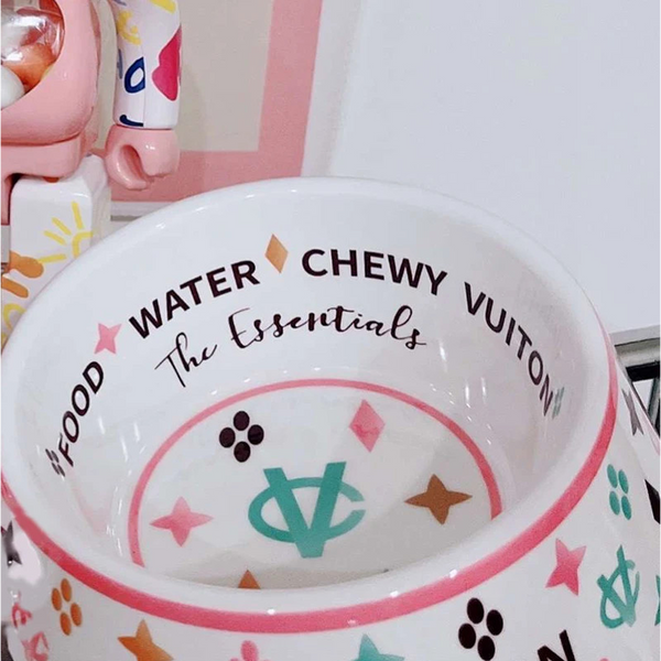 CHEWY VUITON BOWL